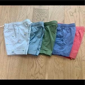 Lot of 5 pairs of J Crew boys’ chino shorts - new condition & barely worn